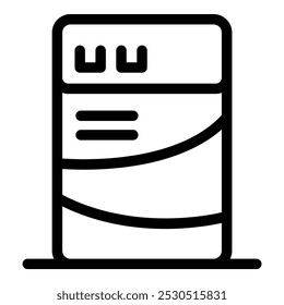 This vector is featuring a web hosting server that is providing services