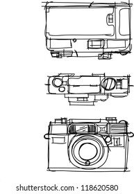 This is a vector file of camera view.This file is sketch on my imagination