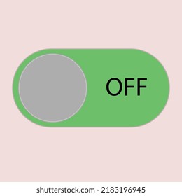 This vector file is for an electrical switch with on and off buttons. Green switch with layer. There are also on and off buttons. You can use this toggle switch vector file in any design and animation