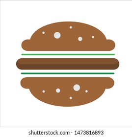 This is vector hamburger / Food  icon