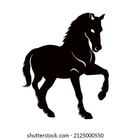 este es un caballo vectorial que se puede usar para los materiales de diseño