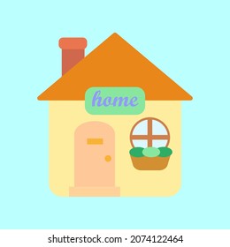 This is a vector of house. You can assume it as home, because when you see this picture, you feel homey, warm, and remember to your family,