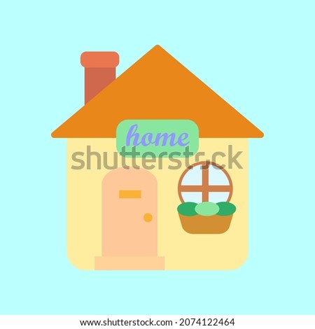 This is a vector of house. You can assume it as home, because when you see this picture, you feel homey, warm, and remember to your family,