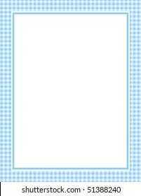 This Vector Illustration Blue Gingham Pattern Stock Vector (Royalty ...