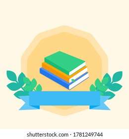 This is a vector illustration of a book.