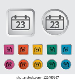 This vector illustration of a calendar icon.