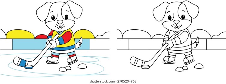 Trata-se de uma ilustração vetorial concebida como uma atividade educativa ou de lazer para crianças. Possui um layout dividido com uma versão colorida atuando como um guia.