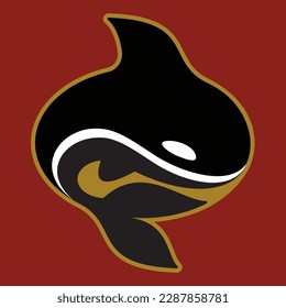 this vector illustration design,orca coffee logo.unique design very simple easy to understand.it's good for your logo business like a coffee shop,restaurant of cafe.