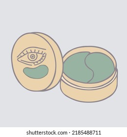 This Is A Vector Illustration Of An Eye Mask To Get Rid Of Your Panda Eyes, And Relax Your Eyes