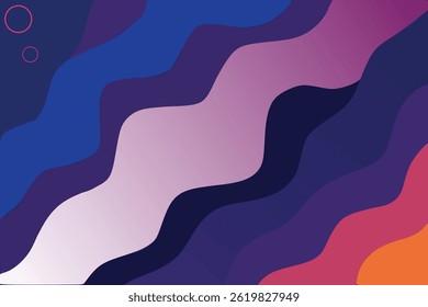 This vector illustration features an abstract background.
