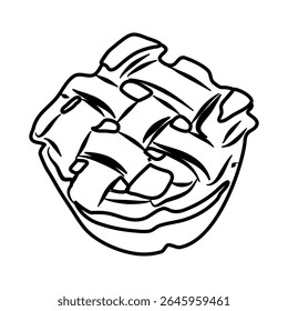 Esta ilustração vetorial apresenta formas abstratas e linhas dinâmicas criando uma composição moderna, ideal para vários projetos de design que oferecem escalabilidade e versatilidade.