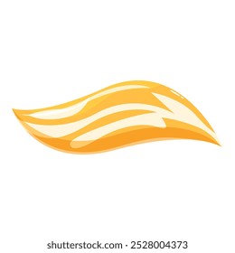 Esta ilustração vetorial apresenta um toque dinâmico de mel, capturando sua viscosidade e tonalidade dourada