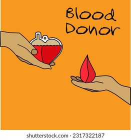 This vector illustration features a hand reaching out with open fingers, symbolizing generosity and support. The hand is depicted in a vibrant color palette, conveying positivity and a sense of unity.