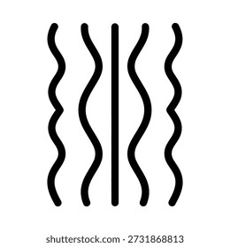 Esta Ilustración vectorial presenta una serie de líneas onduladas, creando un diseño dinámico y visualmente atractivo. Perfecto para varios proyectos de diseño, incluyendo Diseño web, medios impresos y marca.