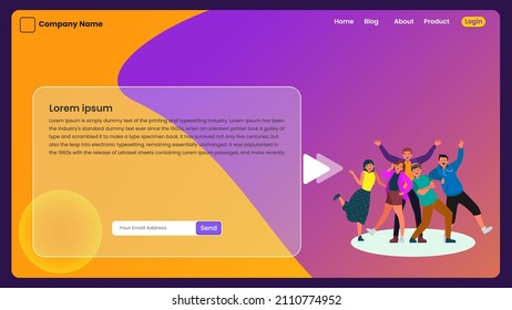 Esta ilustración vectorial es buena para las páginas de inicio sobre cursos de aprendizaje u otras necesidades del sitio web.