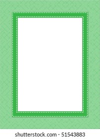 This is a vector illustration of a green frame. Great boarder design. Great for stationary and scrapbooking.