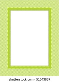 Dies ist eine Vektorgrafik eines grünen Rahmens. Großartiges Boarder-Design. Ideal für stationäre und Scrapbooking.