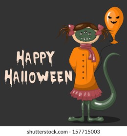 This is vector illustration "Happy Halloween"