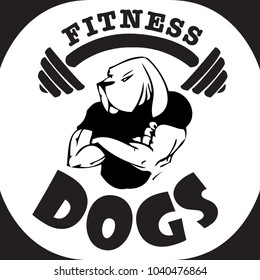 This is a vector illustration for a people who are fitness freak.