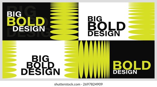 Esta Ilustración vectorial muestra una tipografía grande y audaz sobre un fondo geométrico vibrante. Adecuado para proyectos de Diseño gráfico, materiales de marca y campañas publicitarias modernas.