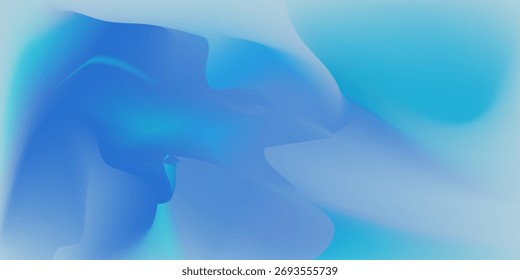 This vector illustration showcases a seamless blend of blue and light blue simple