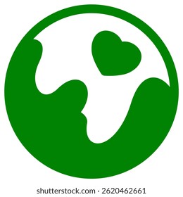 This vector illustration showcases the theme of loving and protecting the earth with organic elements and natural colors Perfect for environmental awareness campaigns or sustainable living designs