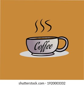 
This vector illustration is a symbol or logo, which is good for use in coffee drinks, this logo is suitable for covers on plastic cups or glass cups