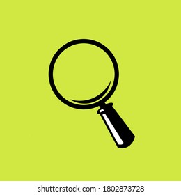 Esta ilustración vectorial es un icono de búsqueda. Ideal como un icono de búsqueda para cualquier propósito. 