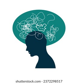 This vector image aims to communicate an important message about the importance of maintaining mental health and creating awareness of mental health issues.