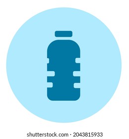This is a vector image of a bottle with a supple blue color combination. This picture is ideal for restaurateurs and cafe users. You can put that on your business website as an add-on to your icon.