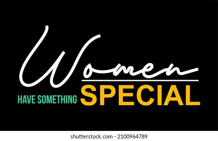 This vector image contains the words "WOMEN" and several supporting syllables.  This image can be used for t-shirts or other graphic purposes.