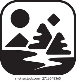 This vector image placeholder icon represents a photo or media frame commonly used in user interfaces, websites, and digital layouts. Designed with a clean and minimal style, it is suitable for image upload areas, galleries, dashboards, wireframes, mockups, and content management systems. Ideal for web design, mobile apps, presentations, and UI projects where a clear image placeholder symbol is required.