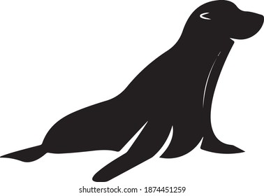 This Vector Image Shows Fur Seal Stock Vector (Royalty Free) 1874451259