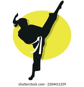 This vector image is a silhouette image of one of the sports at the 2022 sea games, namely judo. Image is simple design with gradient effect