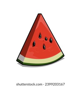 This is a vector image of a watermelon, suitable for additional elements in creating graphic designs, animations, banners and video editing. hopefully it's useful for you.