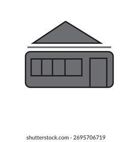Este es el diseño de íconos de la industria del Vector.