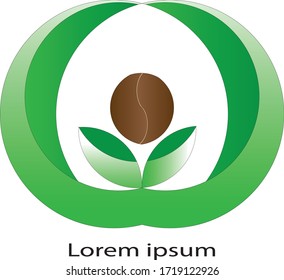 
Esta ilustración del logotipo vectorial está inspirada en los granos de café
