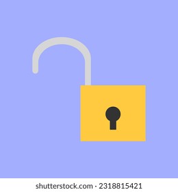 This is a vector of a padlock.