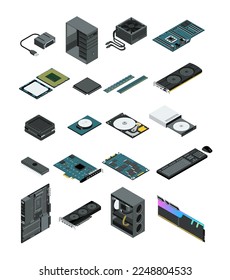 Diese Vektorgrafik zeigt die verschiedenen Bereiche der Festplatte eines Computers.