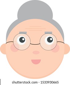 This is vector people icons female. Cartoon, smiling person.
