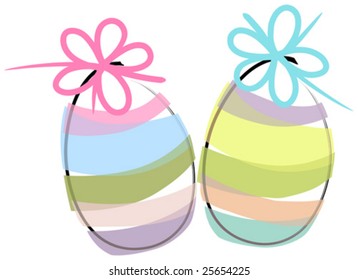 This vector picture represents a stylized easter egg