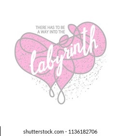 This vector print is for t-shirt. Graphic design  for screen-printing press in typography. There is a stylized word and slogan. Can be used for denim and knitwear clothes in fashion. 