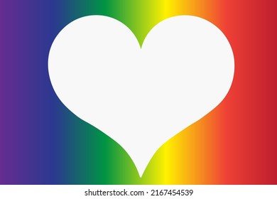 Este vector representa a las personas heterosexuales en la sociedad, sin importar su sexo, con el mismo corazón.