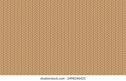 This vector sample is a realistic fabric pattern imitating knitted fabric in beige natural shades. The design includes subtle vine patterns that add elegance and a natural look. 