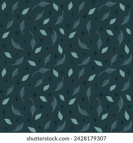 This vector seamless pattern, in a minimalist flat art style.