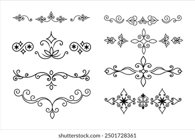 This vector set features a collection of elegant floral Victorian frames in oval, corner, and round shapes. Ideal for adding a vintage touch to invitations, scrapbooks, and creative projects.