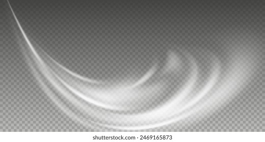 This is a vector set of realistic powder or mist sprays, aerosol trails and bursting vapour splashes. Festive wind, Christmas spotted, cold air. Smoke from car wheels, smoke from explosions.