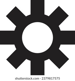 This is vector setting icon and it is editable.