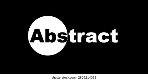 THIS VECTOR IS SUITABLE FOR WEBSITES PRESENTATIONS, ADVERTISING, SPORT DSN. Minimalist typography graphic with 