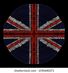 This is the vector symbol of the UK flag.